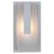 Access Lighting Neptune, 1 Light Outdoor Wall Mount, Satin Finish, Ribbed Frosted Glass 20012MG-SAT/RFR - alternate 1